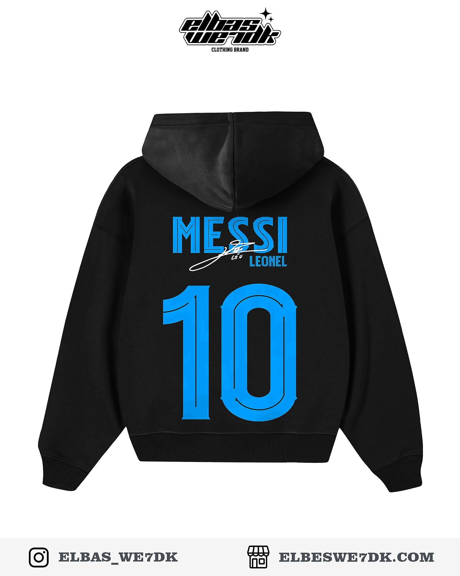 HOODIE CDM MESSI Black back