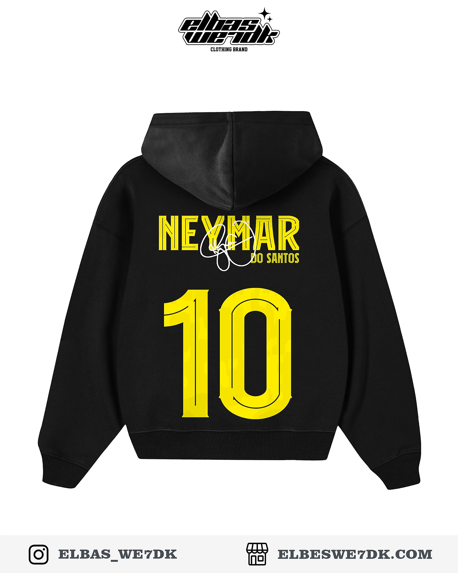 HOODIE CDM NEY Black back
