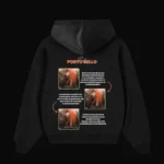HOODIE PORTO BELLO Black back