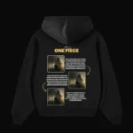 HOODIE ONE PIECE Black back