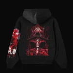 HOODIE SUKUNA SCREAM Black back