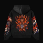HOODIE OBITO STORY ORANGE Black back