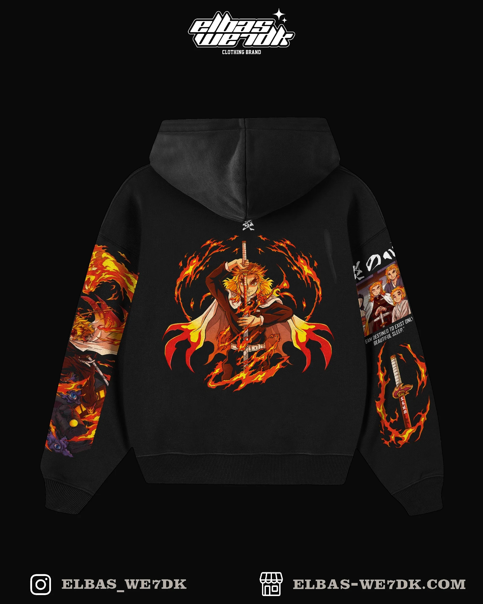 HOODIE RANGOKU Black back