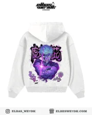 HOODIE GOJO SG White back