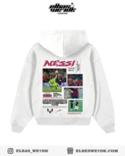 HOODIE MESSI 2015 White back