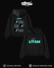 HOODIE LIYAM Black combo