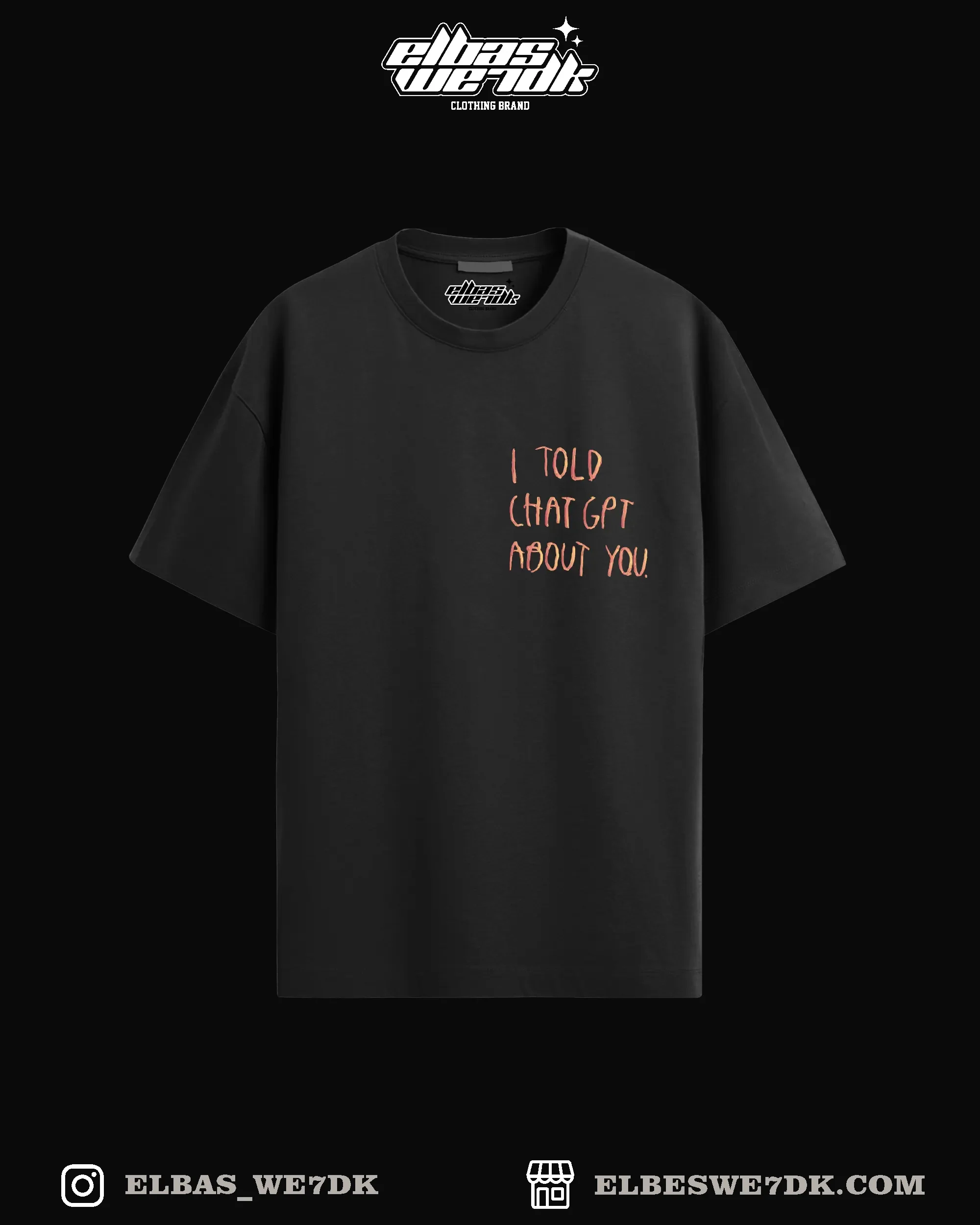 L'VIBE GUITARA oversized t-shirt by ELBAS WE7DK