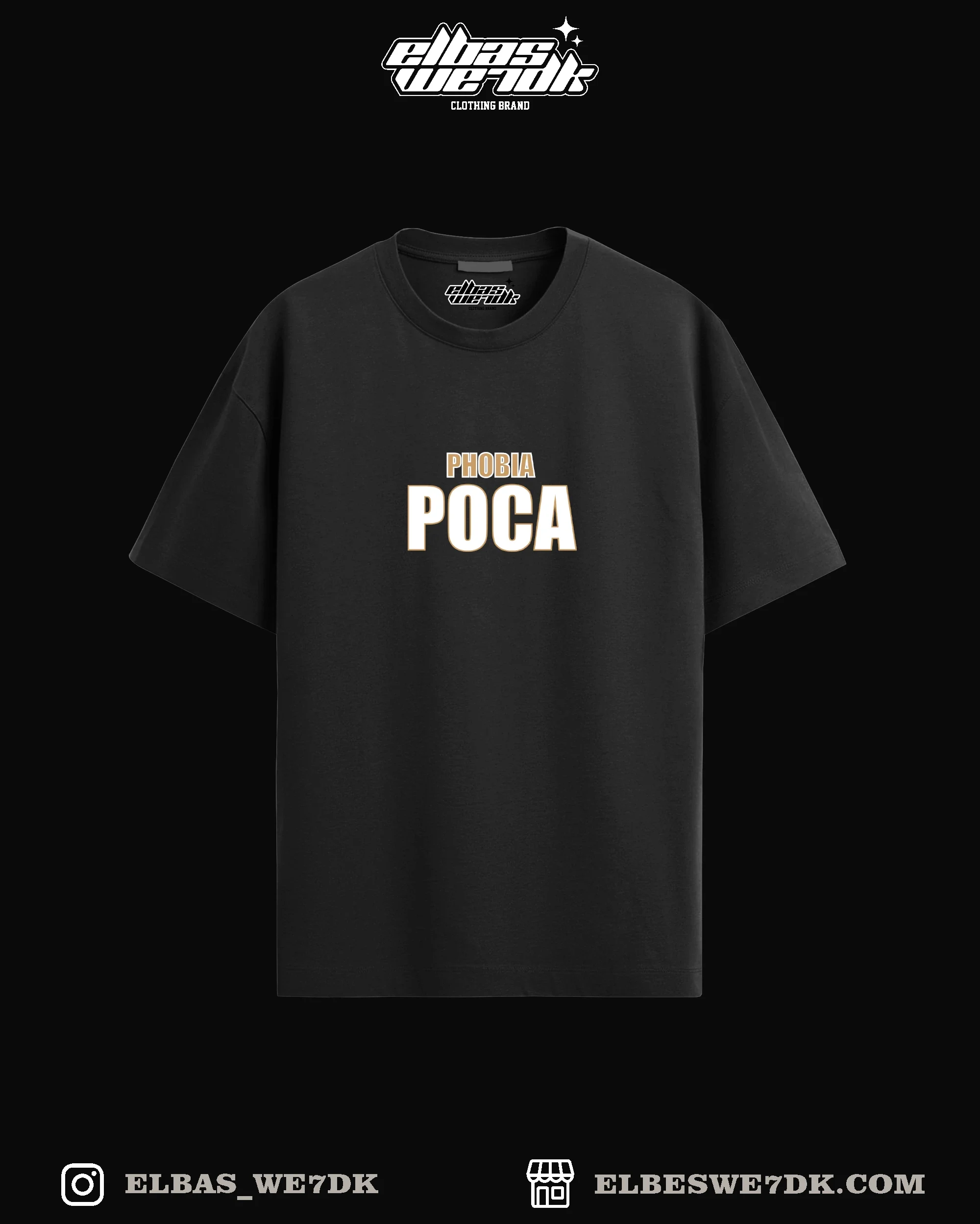 POCA oversized t-shirt from ELBAS WE7DK streetwear collection