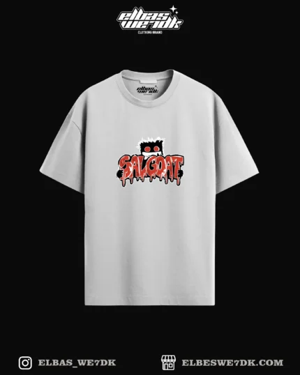 SALGOAT HALFTONE BLANC t-shirt by ELBAS WE7DK, streetwear style.