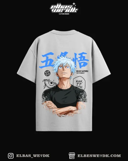 Oversize GOJO WIN t-shirt by ELBAS WE7DK from Jujutsu Kaisen collection