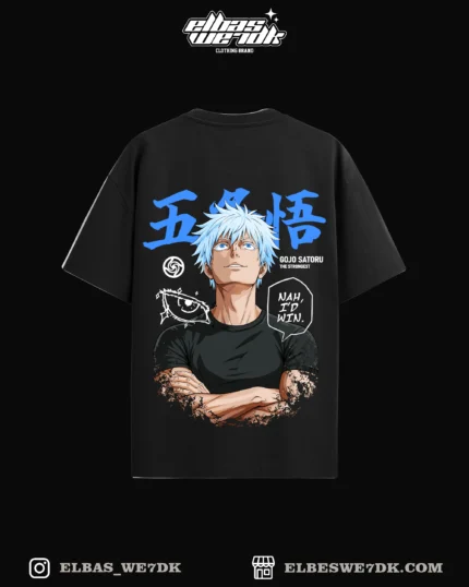Oversize GOJO WIN t-shirt by ELBAS WE7DK from Jujutsu Kaisen collection