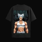 Oversize GAROU t-shirt from ELBAS WE7DK featuring ONE PUNCH MAN design