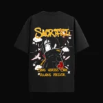 ITACHI HERO anime t-shirt, oversized fit, high quality cotton, ELBAS WE7DK brand.