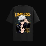 GOJO SIX EYES t-shirt from ELBAS WE7DK brand, anime style streetwear.