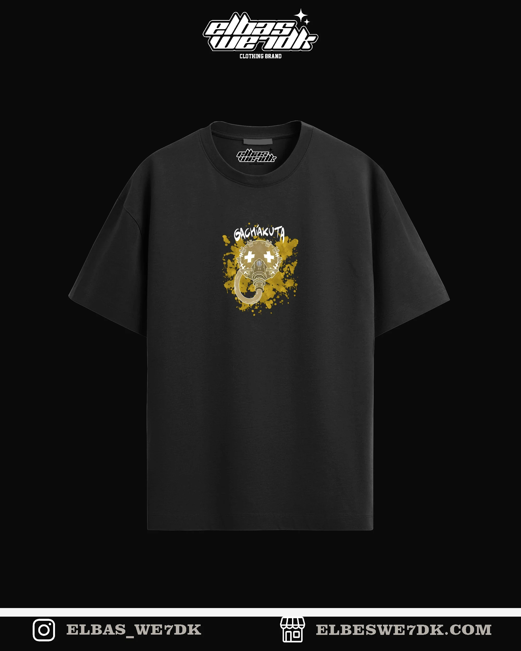 Oversize ENJIN t-shirt from GACHIAKUTA collection by ELBAS WE7DK