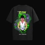 GON GREEN t-shirt from ELBAS WE7DK, anime style streetwear oversized fit