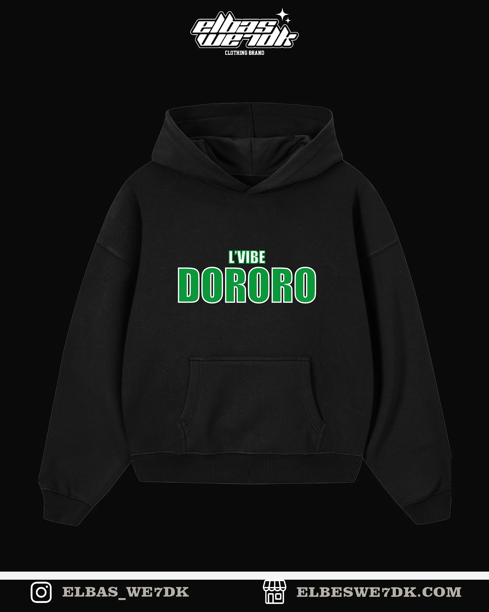 HOODIE DORORO oversize streetwear by ELBAS WE7DK