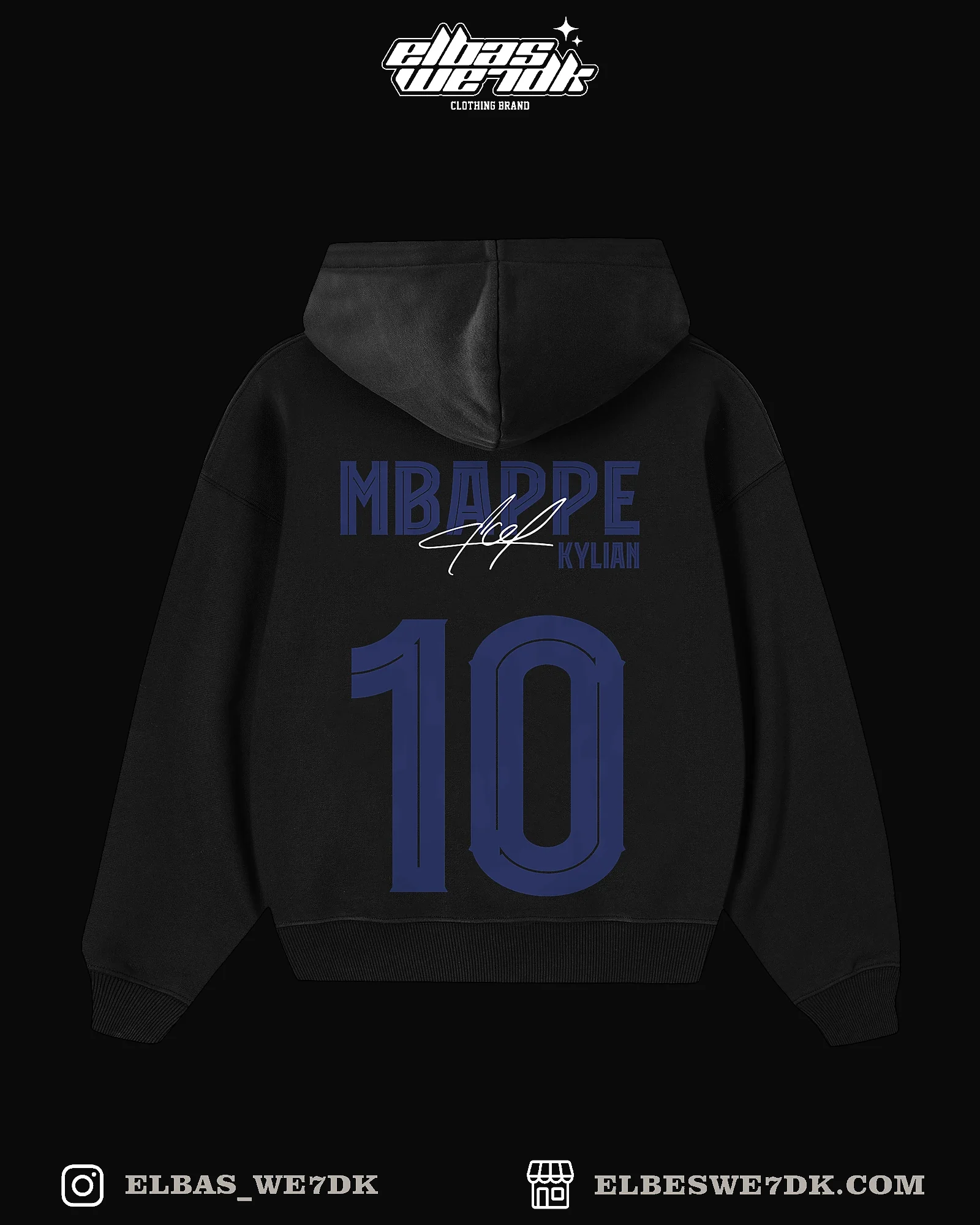 HOODIE CDM MBAPPE from ELBAS WE7DK in an oversize fit.