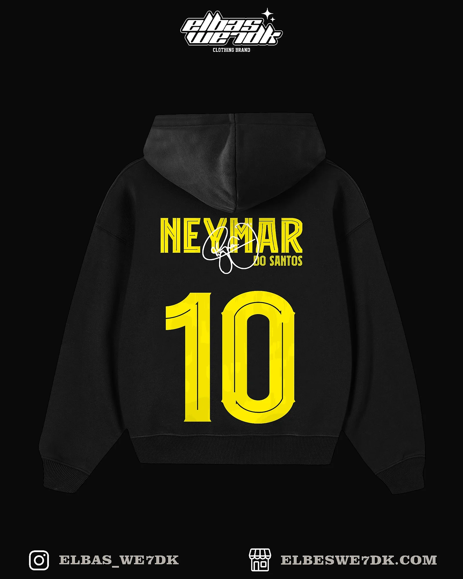 HOODIE CDM NEY by ELBAS WE7DK with anime design in an oversize fit