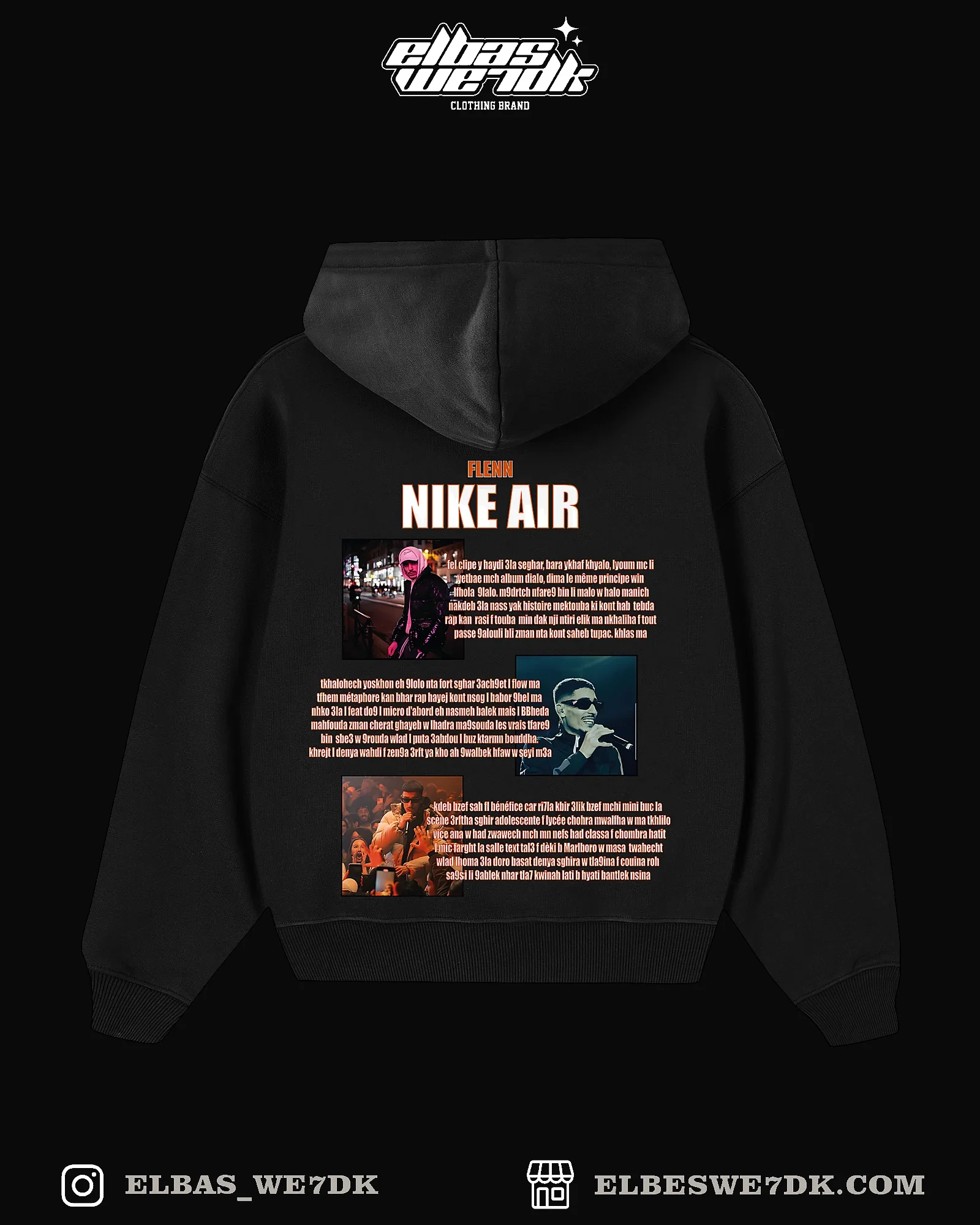 HOODIE FLEN NIKE AIR by ELBAS WE7DK in an oversize fit