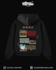 A stylish HOODIE USMA oversized sweatshirt from ELBAS WE7DK brand.