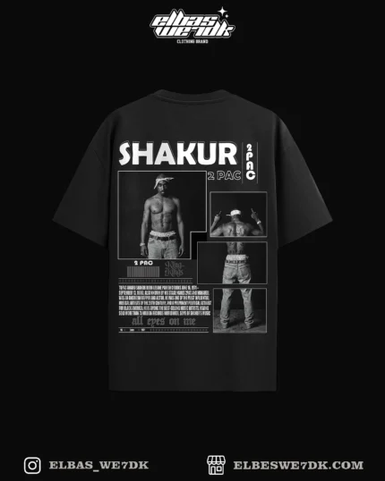 Oversize PAC SHAKURZ t-shirt and hoodie by ELBAS WE7DK