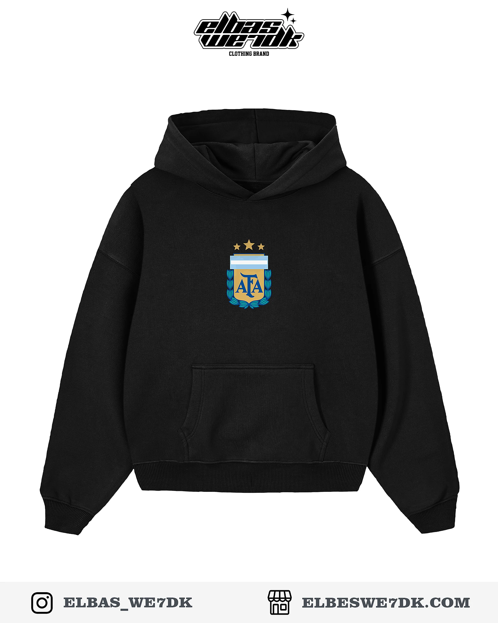 HOODIE CDM MESSI Black front