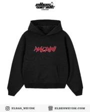 HOODIE MALDINI Black front