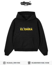 HOODIE EL GHIRA Black front