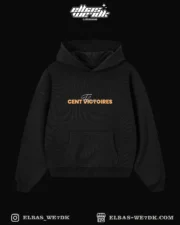 HOODIE CENT VICTOIRES Black front