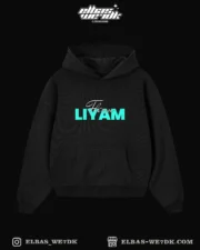 HOODIE LIYAM Black front