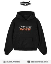 HOODIE TRAP KING HURACAN Black front