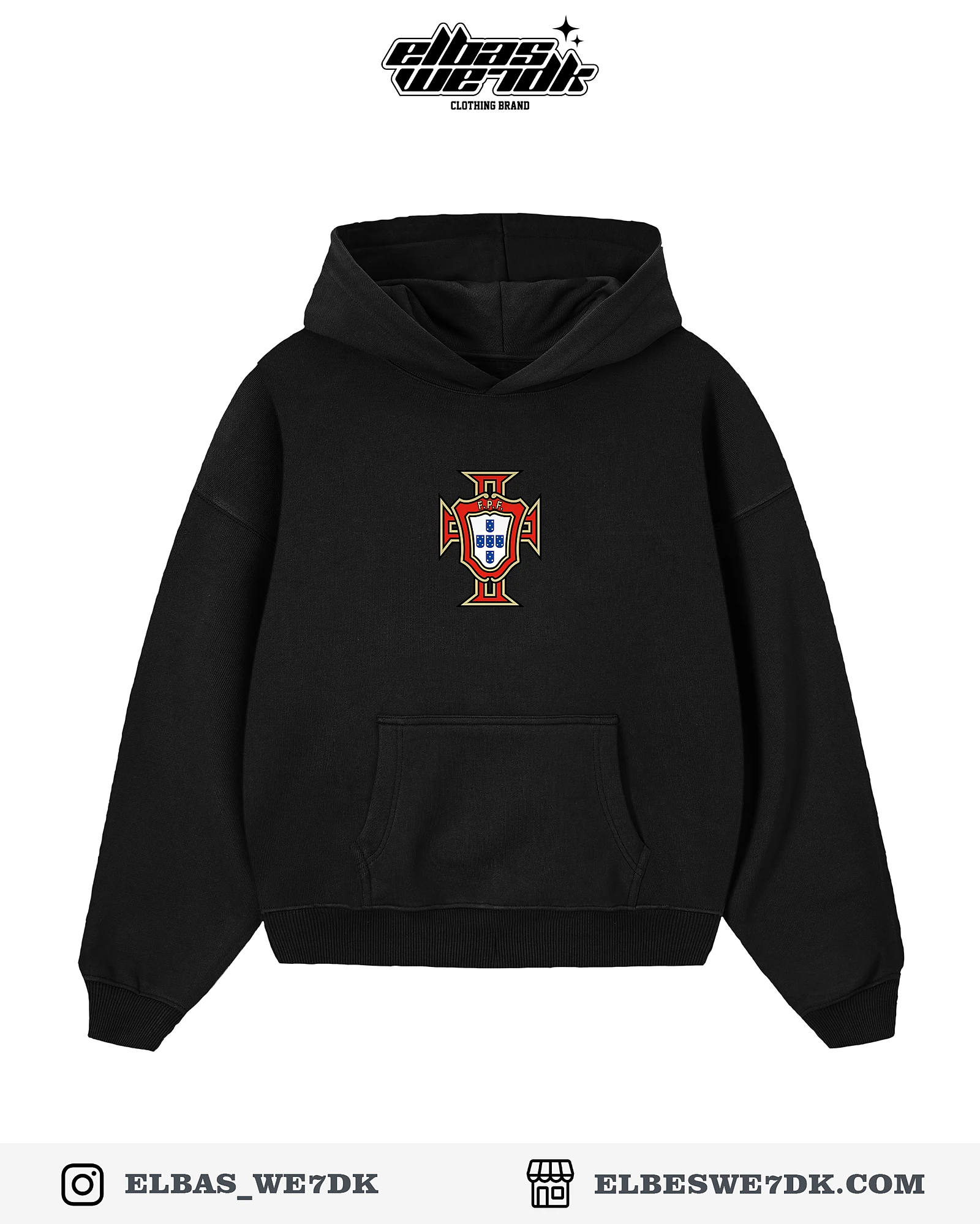 HOODIE CDM CR7 Black front